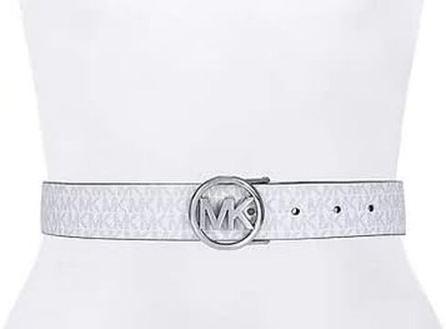 Michael Kors Reversible Buckle Belt (Bright White, Medium) in Saudi Arabia