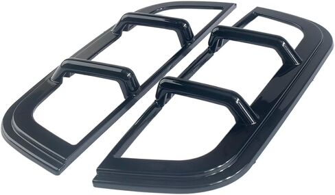 غطاء خفيف للعلامة الجانبية للحاجز الأمامي لملحقات Ford Bronco 2021 2022 2023 2024 2/4 باب خارجي أمامي دوار للمصباح طقم حماية مكون من قطعتين (أسود) in Kuwait