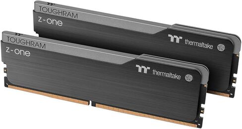 Thermaltake TOUGHRAM Z-ONE RGB DDR4 3600MHz 16GB (8GB x 2) 16.8 مليون لون RGB Alexa/Razer Chroma/5V ذاكرة RGB قابلة للمزامنة R019D408GX2-3600C18A، أسود in Saudi Arabia