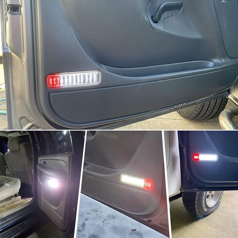 LED Interior Door Courtesy Lights for H2 | for C/K | for Silverado 2003-2007/ Sierra 1500 2500 3500 | for Pickup Suburban | for Tahoe | for Avalanche | for Yukon XL | for Escalade(Blue) in Saudi Arabia