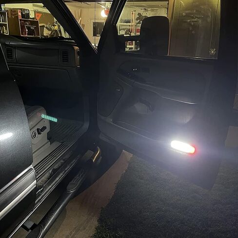 LED Interior Door Courtesy Lights for H2 | for C/K | for Silverado 2003-2007/ Sierra 1500 2500 3500 | for Pickup Suburban | for Tahoe | for Avalanche | for Yukon XL | for Escalade(Blue) in Saudi Arabia