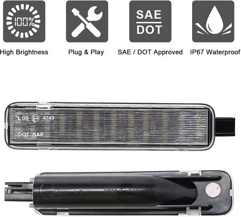 LED Interior Door Courtesy Lights for H2 | for C/K | for Silverado 2003-2007/ Sierra 1500 2500 3500 | for Pickup Suburban | for Tahoe | for Avalanche | for Yukon XL | for Escalade(Blue) in Saudi Arabia