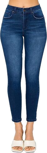 WAX JEAN Women's Butt I Love You Basic Five Pocket Push-Up Skinny Denim Jeans in Saudi Arabia