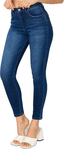 WAX JEAN Women's Butt I Love You Basic Five Pocket Push-Up Skinny Denim Jeans in Saudi Arabia