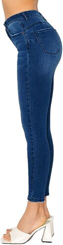 WAX JEAN Women's Butt I Love You Basic Five Pocket Push-Up Skinny Denim Jeans in Saudi Arabia