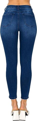 WAX JEAN Women's Butt I Love You Basic Five Pocket Push-Up Skinny Denim Jeans in Saudi Arabia