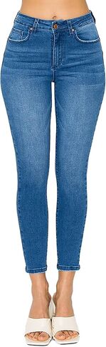 WAX JEAN Women's Butt I Love You Basic Five Pocket Push-Up Skinny Denim Jeans in Saudi Arabia