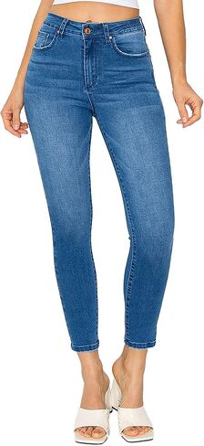 WAX JEAN Women's Butt I Love You Basic Five Pocket Push-Up Skinny Denim Jeans in Saudi Arabia