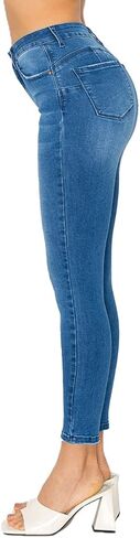 WAX JEAN Women's Butt I Love You Basic Five Pocket Push-Up Skinny Denim Jeans in Saudi Arabia