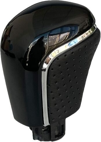 Pursustar الجلود البيانو الأسود ذراع السرعة التحول المقبض شيفتر لتويوتا 2018 2019 2020 2021 2022 كامري أفالون كورولا in Kuwait