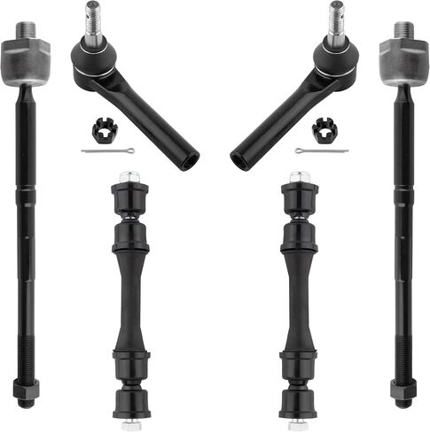 BOXI (Set of 6) Front Inner Outer Tie Rods + Sway Bar Links Fit for Cadillac Escalade ESV for Chevrolet Silverado 1500 Suburban Tahoe for GMC Sierra 1500 Yukon XL 2015-2019 | K700432 ES800948 EV800938 in Saudi Arabia