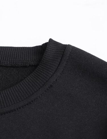 GORGLITTER Men's Skeleton Graphic Long Sleeve Sweatshirt Round Neck Pullover Top Black Small in Saudi Arabia