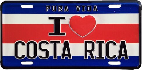 Costa Rica Novelty License Plate Over 20 Unique Styles in Saudi Arabia