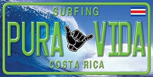 Costa Rica Novelty License Plate Over 20 Unique Styles in Saudi Arabia