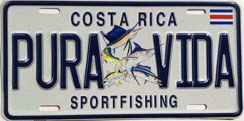 Costa Rica Novelty License Plate Over 20 Unique Styles in Saudi Arabia