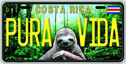 Costa Rica Novelty License Plate Over 20 Unique Styles in Saudi Arabia