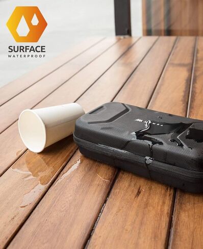 حافظة سفر مومبا لجهاز سويتش لايت 2019 ونينتندو سويتش 2017، حقيبة حمل صلبة ذات سعة كبيرة (أسود) in Kuwait