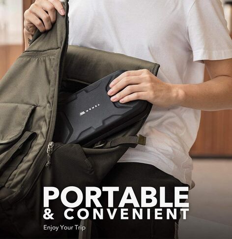 حافظة سفر مومبا لجهاز سويتش لايت 2019 ونينتندو سويتش 2017، حقيبة حمل صلبة ذات سعة كبيرة (أسود) in Kuwait