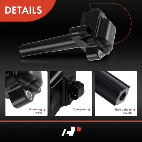 A-Premium Engine Ignition Coil Pack Compatible with Toyota Camry 1996-2001, Sienna 1998-2000, Avalon 1996-1999, Solara 1999-2003 & Lexus ES3001996-2001, V6 3.0L in Saudi Arabia