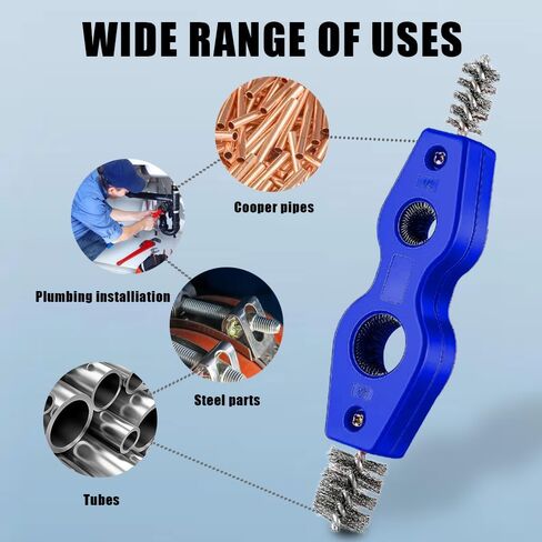 2pcs Car Battery Terminal Cleaners, 4 in 1 Car Battery Cleaning Brush with Steel Wire, Anti-Corrosion Battery Terminals Machine Parts Cleaning Tools, Universal Car Accessories for Car, Marine in Saudi Arabia