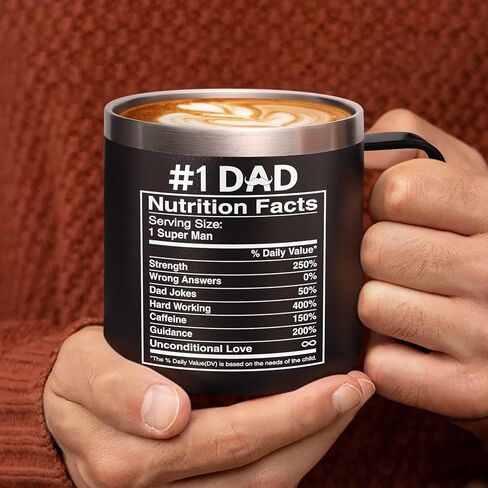 Fimibuke Inspirational Gifts for Men Women, Fathers Day Dad Gifts from Daughter Son Kid Wife, 14 Oz You're Awesome Coffee Mug Birthday Gifts for Dad Husband Brother Him Coworker Friends Thank You Gift in Kuwait