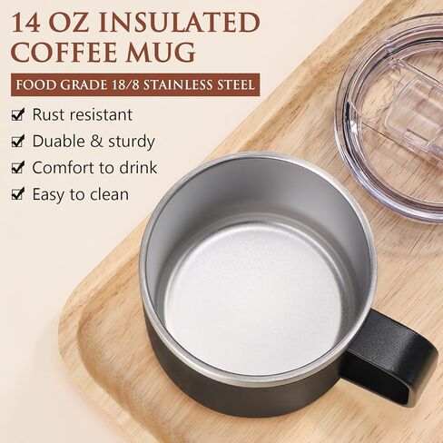 Fimibuke Inspirational Gifts for Men Women, Fathers Day Dad Gifts from Daughter Son Kid Wife, 14 Oz You're Awesome Coffee Mug Birthday Gifts for Dad Husband Brother Him Coworker Friends Thank You Gift in Kuwait