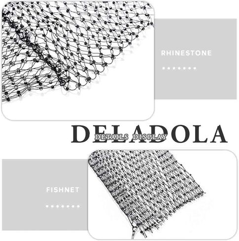 قميص علوي قصير شبكي من حجر الراين سباركلي من ديلادولا، قمصان شبكية سوداء كريستالية شفافة من خلال الحفلات الليلية للنساء in Kuwait