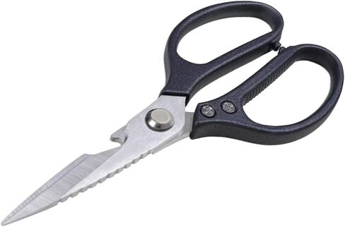 Stainless Steel Scissors Heavy Duty, Stainless Non Slip Stainless Steel Scissors, All-Purpose Stainless Steel Scissors for Paper, Cardboard, Leather, plastic straw, Fabric (8.5 Inch(Multifunctional)) in Saudi Arabia