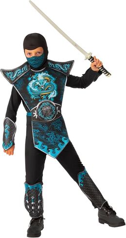 Rubie's Boy's Blue Dragon Ninja Costume, Medium in Saudi Arabia
