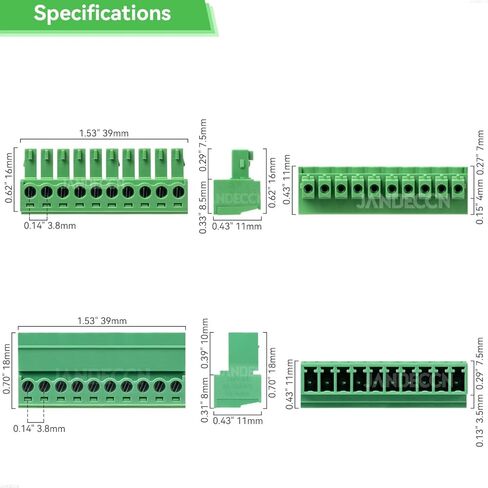 20 قطعة 3 دبوس 3.81 مللي متر الملعب لتقوم بها بنفسك قاعدة لوحة دائرة مطبوعة برغي محطة كتلة موصل مع 20 قطعة 3 دبوس التوصيل in Kuwait