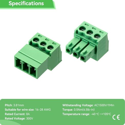 20 قطعة 3 دبوس 3.81 مللي متر الملعب لتقوم بها بنفسك قاعدة لوحة دائرة مطبوعة برغي محطة كتلة موصل مع 20 قطعة 3 دبوس التوصيل in Kuwait