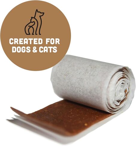 Wrap-Ups: Pill Wrapper - Bacon - 30 Servings Bag, Dogs & Cats, Pet Treat Hides Any Size Pills, All Natural Limited Ingredients, USA Made in Saudi Arabia