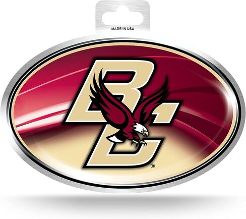 NCAA Metallic Team Logo Sticker, Decal for Windows, Cars, Trucks, Laptops & More, Peel and Stick Application, Suitable for Indoor & Outdoor Use in Saudi Arabia