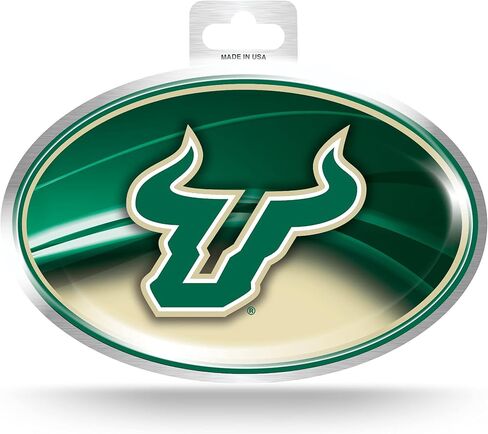 NCAA Metallic Team Logo Sticker, Decal for Windows, Cars, Trucks, Laptops & More, Peel and Stick Application, Suitable for Indoor & Outdoor Use in Saudi Arabia