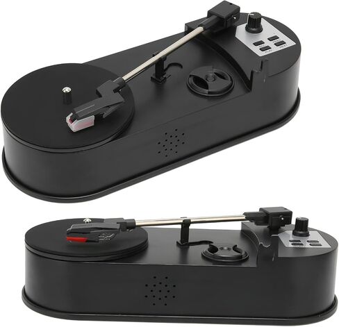 مشغل تسجيل القرص الدوار من GOWENIC، مشغل تسجيل محمول USB 2.0 قرص دوار احترافي لتحويل MP3 لمحبي الموسيقى، ودعم LP 33 45 PRM، وفتحة بطاقة الذاكرة للموسيقى in Saudi Arabia