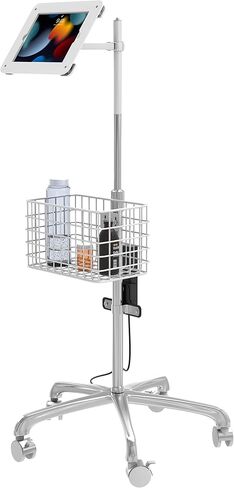 Rolling Medical Cart – CTA Medical Rolling Cart with Articulating Arm for iPad 10.2 Series, iPad Air 3, and iPad Pro 10.5 (PAD-MCRFS) in Saudi Arabia
