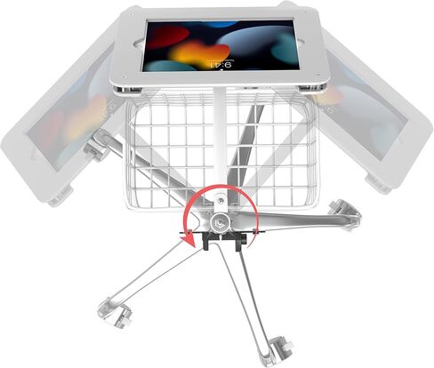 Rolling Medical Cart – CTA Medical Rolling Cart with Articulating Arm for iPad 10.2 Series, iPad Air 3, and iPad Pro 10.5 (PAD-MCRFS) in Saudi Arabia