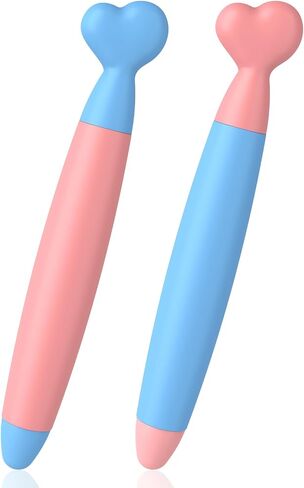 Kids Stylus Pens for Touch Screens - Mixoo Cute Heart-Shaped Rubber Tip Stylus Pen 2 Pack for Children, Compatible with iPad, iPhone, Kindle Fire Kids, Tablets and All Touch Screen Devices in Kuwait