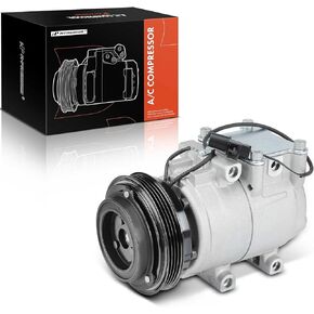 A-Premium Air Conditioner AC Compressor with Clutch Compatible with Kia Sephia 1.8L 2000-2001, Spectra 1.8L 2002-2004