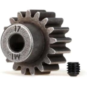 Traxxas 6490X 17-T Pinion Gear 1.0 Metric Pitch fits 5mm Shaft (Compatible with Steel spur Gears)