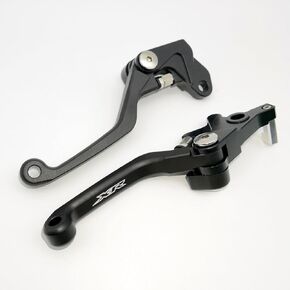 Replacement for Honda XR 650L 1993-2023 CNC Pivot Clutch Brake Levers XR650L RED Black (Black)