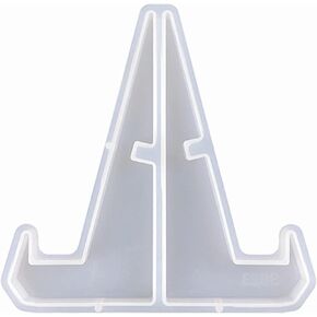 Display Stand Resin Mold,Plate Stands Resin Casting Mold Silicone Plate Holder for Epoxy Casting,Photo Frame,Home Decor