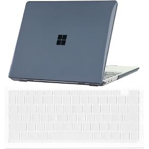 Se7enline Compatible with Microsoft 12.4 Multi-Touch Surface Laptop go Case 2020/2021/2022/2023 for 12.4 inch Surface Laptop go 1/2/3 Hard Shell Case with Keyboard Cover Skin,Matte Transparent