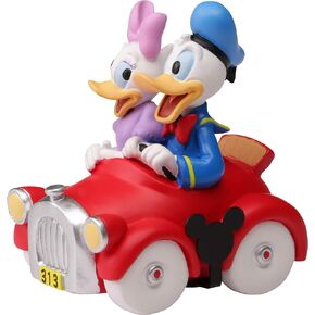 Precious Moments Disney Collectible Parade Daisy Donald Duck | Resin and Vinyl Figurine | Collectible Décor & Gifts | Hand-Painted