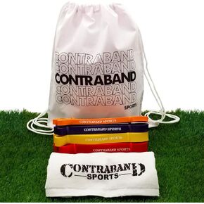 7419 41in Loop Elastic Resistance Bands, Weight Lifting Bands, Powerlifting Bands, Pullup Assistance Bands, and Yoga Stretch Bands - Perfect for Gym, Home, or Travel