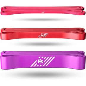 FX FFEXS / Pull up Assistance Bands Set - Pull up Resistance Bands for Men & Women - Elastic Pull up Bands for Working Out & Fitness & Stretch - Pull up Assist Power Bands