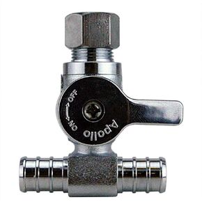 Apollo Valves Apxvt121238 Dishwasher Tee Valve, Chrome