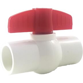 PVC COMPACT BALL VALVE 1/2" - Socket - Sanipro - (Pack of 20)