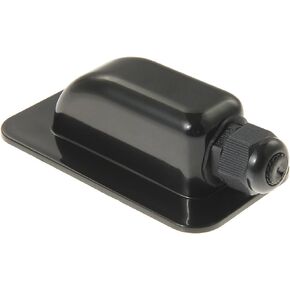 Weatherproof ABS Solar Single Cable Entry Gland,Curved Cable Connector for All Cable Types 6mm² to 12mm² for Rv, Campervan, Boat