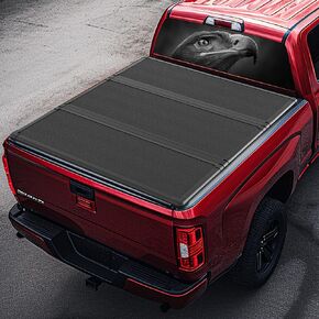 5' Hard Fiberglass Tri-Fold Truck Bed Tonneau Cover Fits for 2016-2024 Tacoma
